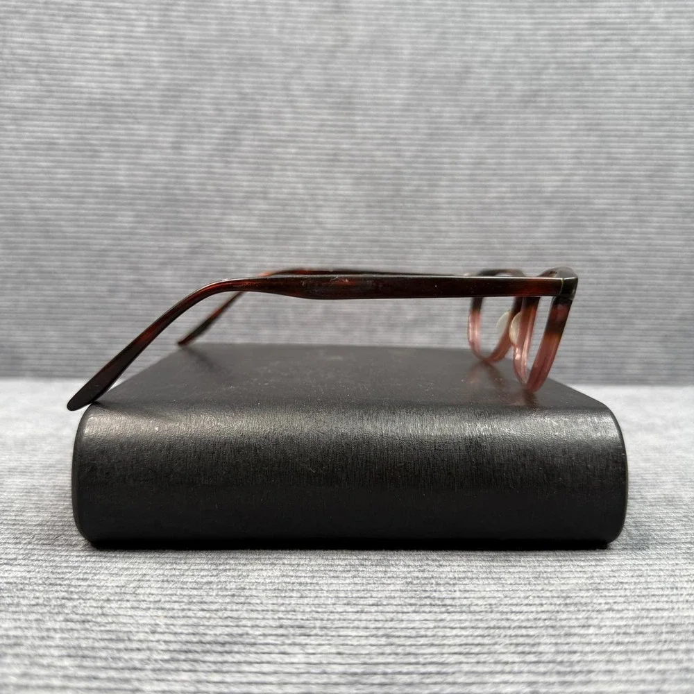 Barton Perreira Hettie TER Tortoise Red‎ Cat Eye Eyeglass Frames 49-17-145 Y2k